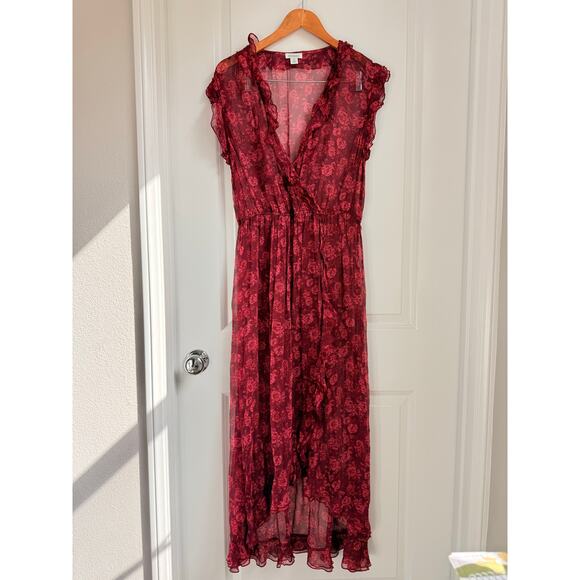 Sundance‎ Bennington Blooms Dress Medium Rose Garden Party Fairycore Y2K Boho - Picture 1 of 5